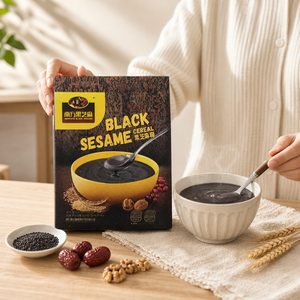 NANFANG Cereal <span class=keywords><strong>de</strong></span> Sésamo Negro 240g36, Polvo Instantáneo para Desayuno, Nutrición Tradicional China, Bebida Caliente - Product Image 1