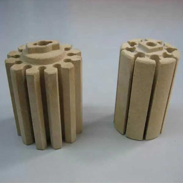 Electrical cone barrel cordierite ceramic bobbin heater