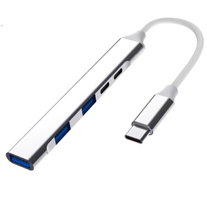 Hub USB C 5 in 1 con Porte USB 3.0 e USB C per Alimentazione e Dati, Compatibile con <span class=keywords><strong>Laptop</strong></span>, PC, MacBook, <span class=keywords><strong>Dell</strong></span>, HP, PS4, SSD e Altri - Product Image 2