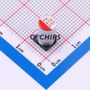 Condensateur solide SMD SPT1EM471E12TRVZC, D6.3xL12mm (Capacité : 470uF) (Précision : 20%) Tension nominale : 25V - Product Image 1