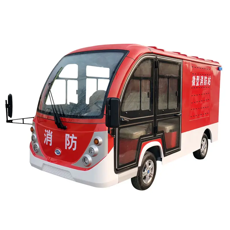 Çin fabrika tedarikçisi elektrikli araba çok fonksiyonlu küçük yangın söndürme kamyonu satılık