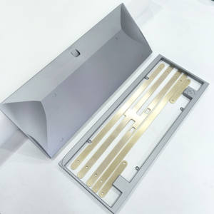 คีย์บอร์ดแบบกลไก CNC แบบกำหนดเอง OEM ชุบทอง อะโนไดซ์ คีย์บอร์ดโลหะอะลูมิเนียมแบบกลไก CNC - Product Image 2