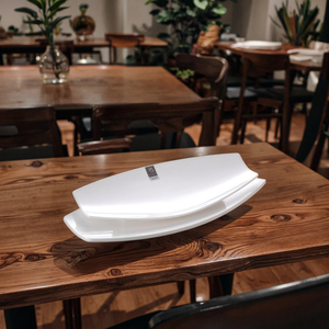 Commercio all'ingrosso su ordinazione melamina ristorante bianco <span class=keywords><strong>a</strong></span> <span class=keywords><strong>forma</strong></span> <span class=keywords><strong>di</strong></span> <span class=keywords><strong>barca</strong></span> <span class=keywords><strong>piatti</strong></span> - Product Image 3