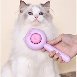 Cepillo autolimpiante para el cuidado de mascotas, limpieza del cabello, peine de acero inoxidable para gatos, masaje, depilación, cepillos para perros y gatos - Product Image 3