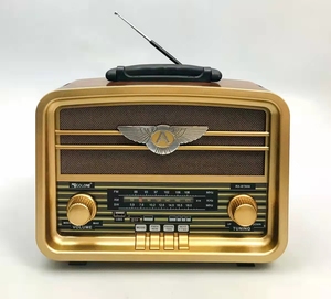 Radio Retro Portátil AM/<span class=keywords><strong>FM</strong></span>/SW de <span class=keywords><strong>3</strong></span> Bandas con Altavoz Inalámbrico, Reproductor de Tarjetas USB TF/SD, Linterna, Material Plástico - Product Image 4