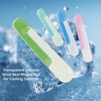 Repose-poignets en gel de silicone résistant à l'eau de style anime, couleur personnalisée, pour clavier et souris, avec design ergonomique
