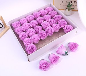 Rose artificielle scintillante de luxe faite à la main avec paillettes, rose éternelle en poussière d'or pour la Saint-Valentin, décoration de mariage et de fête - Product Image 6
