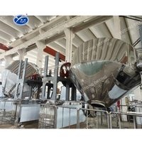 Fabrieksprijs Szg Industriële Automatische Vacuümdroger Doorlopende Dubbele Kegel Roterende Vacuümdroger