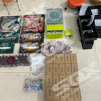 Hot S-Lot SQX Zuid-Amerikaans Afrikaans Fruit King 5 Mario-01 Arcade Game Machine DIY Kit Metaal Engels 110/220V 1 Jaar Garantie