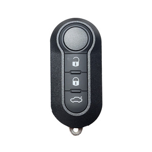 Delphi/Marelli Système BSI 2 3 Boutons <span class=keywords><strong>Clé</strong></span> à distance pour <span class=keywords><strong>Fiat</strong></span> 500 Doblo Bravo Ducato Qubo <span class=keywords><strong>Grande</strong></span> <span class=keywords><strong>Punto</strong></span> 433 MHz ID46 - Product Image 1