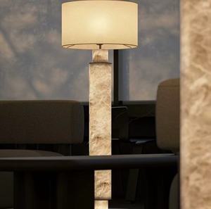 Lampada <span class=keywords><strong>da</strong></span> Terra in Marmo Naturale di Lusso Giapponese, Minimalista Italiana, Nuovo Stile Cinese per Hotel e Sale Espositive - Product Image 3