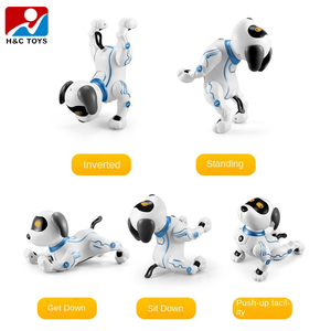 Thông minh lập trình <span class=keywords><strong>Robot</strong></span> con chó Đồ chơi điện điều khiển từ xa với ánh sáng tính năng giáo dục Điều kiện Mới mô hình nhựa - Product Image 5