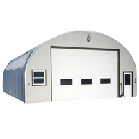 Hangar Quonset, garage, entrepôt et bâtiments métalliques à structure arquée, maison à toit métallique Quonset, atelier à toit métallique à jointement par vis
