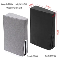 Remplacement de la housse anti-poussière pour la console PS5 Version numérique et CD Peau de protection pour la housse anti-poussière mince PS5