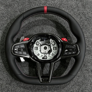 Volant sport en fibre de carbone LCI pour F90 G05 C5 G08 <span class=keywords><strong>C3</strong></span> G06 G20 G29 G30 G42 G80 M3 M4 M5 430i M330i M440i M240i - Product Image 1