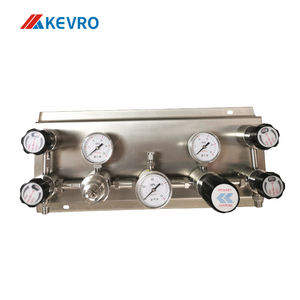 Полуавтоматическая система газораспределителя из нержавеющей стали с регулятором давления и манометром - Product Image 3