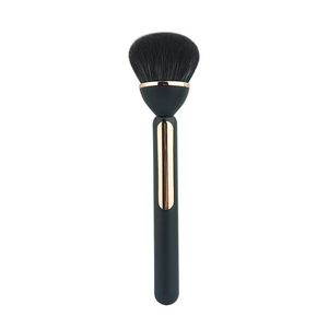 Pinceau à blush vegan en nylon synthétique, pinceau à ongles en plastique, outil de beauté personnalisé avec logo - Product Image 5