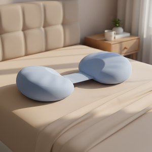 YUE RISE Oreiller de grossesse ergonomique en mousse à mémoire de forme, réglable, en forme de coquille, pour le soutien du corps, des jambes et du ventre - Product Image 1