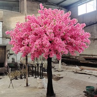 Arbre à Fleurs de Cerisier Artificiel Le Plus Vendu de 3 m de Hauteur, Faux Cerisier Décoratif d'Extérieur pour Décoration