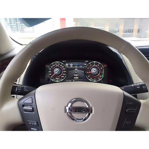 NaviHua Nouvelles mises à niveau du tableau de bord LCD 12.3 pouces Système Linux Car Tech Digital Instrument Cluster pour Nissan Patrol y62 2015 + - Product Image 4