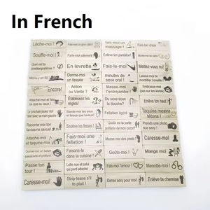Jeu de blocs super coquins Kenlin en espagnol, français et allemand, écologique, <span class=keywords><strong>pour</strong></span> couples adultes, jeu de société, empilage, amoureux, drôle - Product Image 5