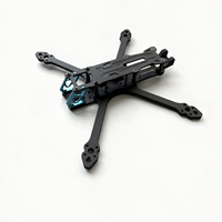 Durable 225mm Wheelbase 5 Inch Carbon Fiber FPV Quadcopter Frame with CNC Aluminum Parts for Professional Racing Pilots