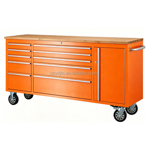 Boîte à <span class=keywords><strong>outils</strong></span> d'atelier OEM en gros sur roulettes, robuste, <span class=keywords><strong>72</strong></span> <span class=keywords><strong>pouces</strong></span>, en acier inoxydable, avec 10 tiroirs, rouge, bleu, noir - Product Image 2