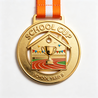 Médaille de récompense sportive personnalisée, médailles de trophée gravées à la presse pour les compétitions et événements sportifs