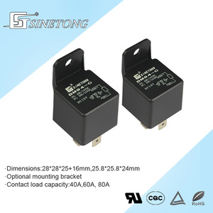 Relé Automotriz Sinetong BM94-12-C-H de 12V CC, 4 Pines, Miniatura, Electromagnético, Alta Potencia, 1A, Sellado, Interruptor LED, 80A, 75VDC - Product Image 6