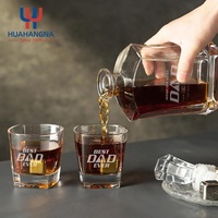 Unique Cool personnalisé personnalisé meilleurs cadeaux de carafe de whisky d'alcool pour cadeau de retraite pour homme père, amoureux du whisky