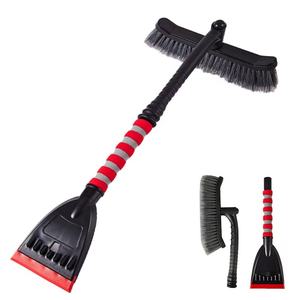 Brosse à neige et grattoir à glace pour pare-brise de voiture, grattoirs à neige détachables avec poignée ergonomique en mousse - Product Image 5