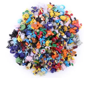 144 pc/batch New products for 2023 figuras de anime pvc figure small pokemoned mini figures with box gift items