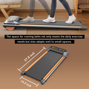 Tapis de course <span class=keywords><strong>électrique</strong></span> 2,25 CV avec inclinaison automatique, mini tapis de marche compact et plat pour la maison et la salle de sport, installation facile - Product Image 6
