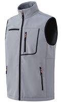 Chaleco de golf reversible de alta calidad para hombre, tela de nailon transpirable de estilo formal con bordado de logotipo personalizado para trabajar en otoño