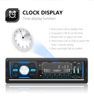 M4 1 DIN coche estéreo inalámbrico de auriculares DAB/RDS/ FM/BT/tarjeta SD/TF coche MP3 MP5 Radio Digital de los medios de receiverPlayer ESTÉREO