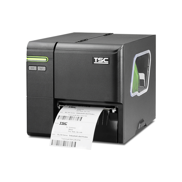 TSC ML240 ML340 Industrial Thermal Barcode Printer 203DPI 300DPI 4-inch Direct Thermal Transfer Shipping Label Printer