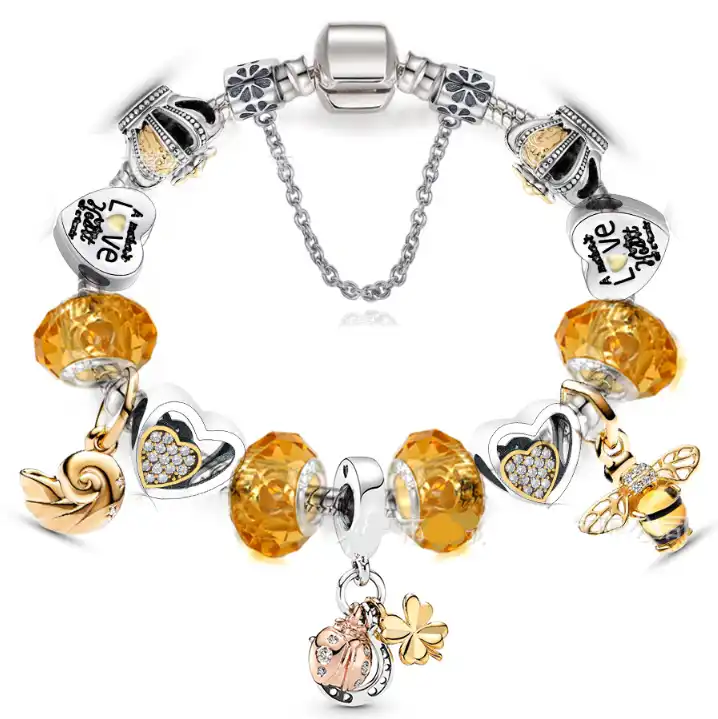 Ted Baker Beedina bumble bee bracelet in rose gold | ASOS