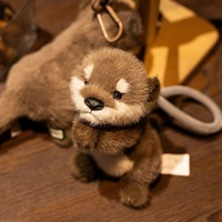 Vente en gros Porte-clés écureuil dessin animé pour femmes Poupée mignonne en peluche pour filles Cadeau pendentif Jouet animal en peluche Écureuil Porte-clés en peluche Jouets