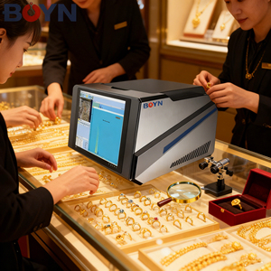 เครื่องทดสอบโลหะมีค่า xrf BNEDS9800ความแม่นยำสูง xrf เครื่องวัดค่าเครื่องทดสอบทองคำ - Product Image 5