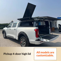 Couvre-caisse de camionnette en acier de haute qualité pour la protection du plateau – Finition noir carbone, installation facile, compatible 4x4/tout-terrain