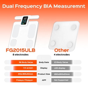 Balance de pesée corporelle de précision Welland avec 8 capteurs électrodes, mesure précise BIA pour la santé à domicile - Product Image 5