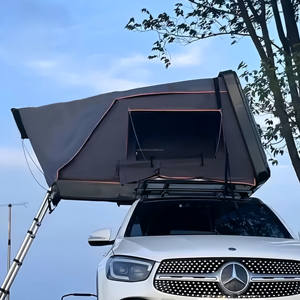 Tente de toit automatique à coque rigide <span class=keywords><strong>avec</strong></span> vérin à gaz, protection robuste et plateforme de couchage stable - Product Image 5