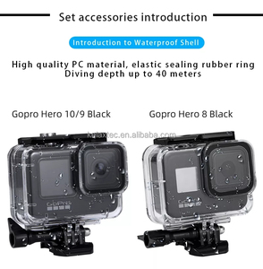 Filtro de lente de cámara para <span class=keywords><strong>Gopro</strong></span> <span class=keywords><strong>Hero</strong></span> <span class=keywords><strong>9</strong></span>, 21 en 1, lámina antivaho, funda impermeable, pantalla de vidrio templado - Product Image 5