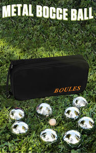 Ensemble <span class=keywords><strong>de</strong></span> boules <span class=keywords><strong>de</strong></span> pétanque <span class=keywords><strong>de</strong></span> haute qualité 8 pièces pour jeux <span class=keywords><strong>de</strong></span> famille en plein air pour adultes et enfants livré avec sac <span class=keywords><strong>de</strong></span> transport - Product Image 2