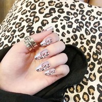 Ventes chaudes, faux ongles écologiques, couverture complète, ongles à presser avec colle, salon, design français, amande longue, doigt