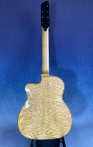 <span class=keywords><strong>Guitare</strong></span> <span class=keywords><strong>acoustique</strong></span> gypsy à 7 cordes <span class=keywords><strong>de</strong></span> 16 pouces fabriquée à la main, corps creux en érable flammé, épicéa non fini, composants <span class=keywords><strong>de</strong></span> <span class=keywords><strong>luthier</strong></span> en ébène non finis - Product Image 3