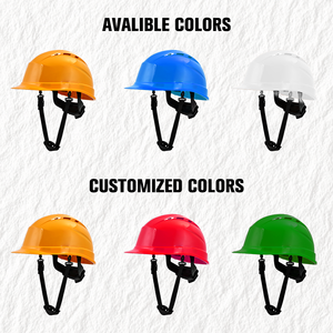 <span class=keywords><strong>Casco</strong></span> <span class=keywords><strong>de</strong></span> Seguridad Económico CE EN397, Ligero y Transpirable, Tipo T, para Construcción Industrial, con Correa <span class=keywords><strong>de</strong></span> Barbilla Ranurada - Product Image 5