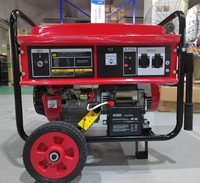 Démarreur électrique GEEMKA KKG7000 7kw 7kva Générateur à essence 220V 400V Portable 15HP