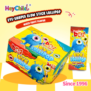 Caramelos al por Mayor, Personalizados con Etiqueta Privada, Piruletas <span class=keywords><strong>de</strong></span> Goma con Forma <span class=keywords><strong>de</strong></span> Ojo para Niños con Barra Luminosa, Divertidos y Espeluznantes, Dulces y Juguetes para Niños - Product Image 4