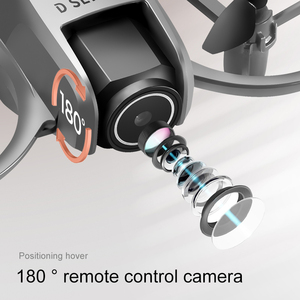โดรน D16 มินิ 8K HD-VR กล้องคู่ 180 ESC ระบบออปติคอลโฟลว์ หลบหลีกสิ่งกีดขวาง มอเตอร์ UAV รีโมทคอนโทรล ควอดคอปเตอร์ อเนกประสงค์ - Product Image 5